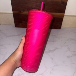 Starbucks Neon Pink Studded Tumbler
